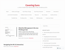Tablet Screenshot of coveringguns.com